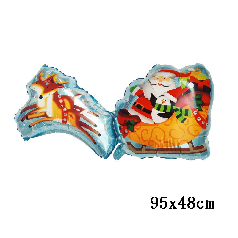 イベント・クリスマス装飾|ホイルバルーン サンタ&スノーマン