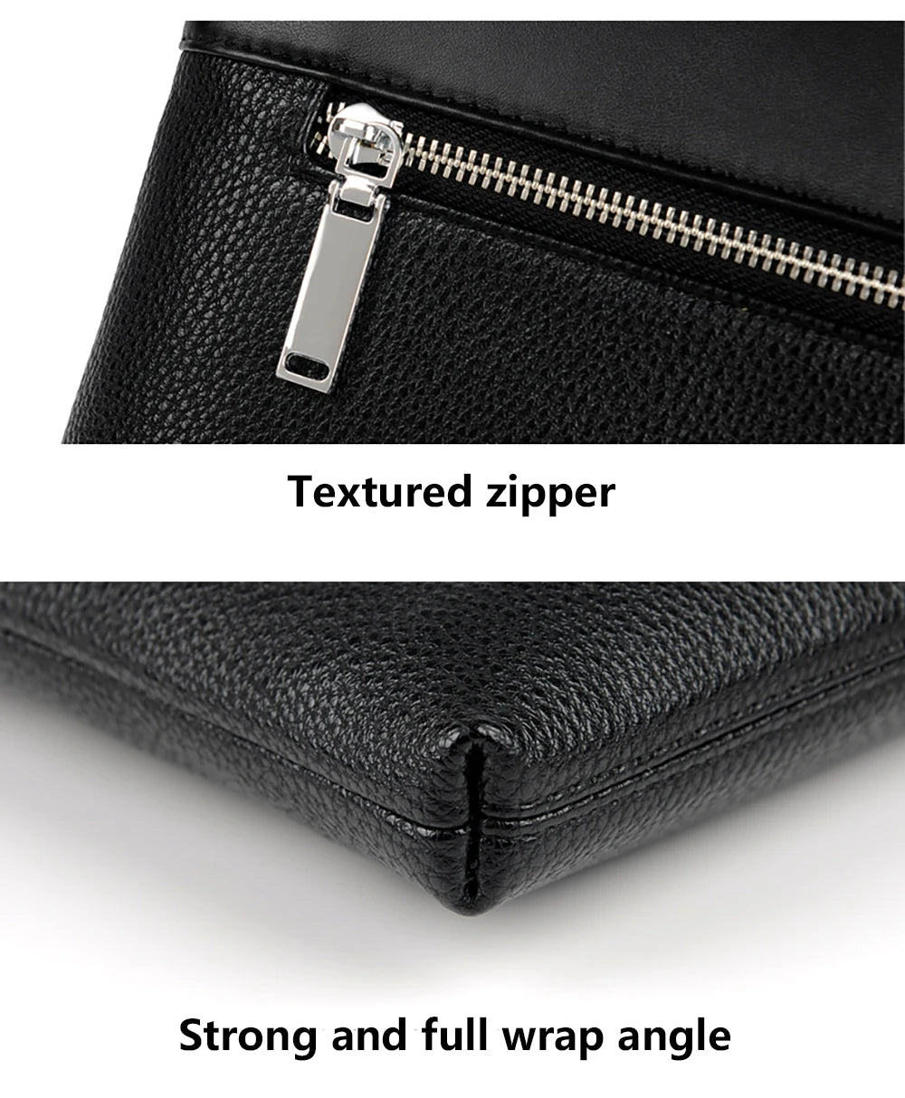 |イベント・ノベルティ用品 | PUレザークラッチバッグ | W25xH17xD2cm