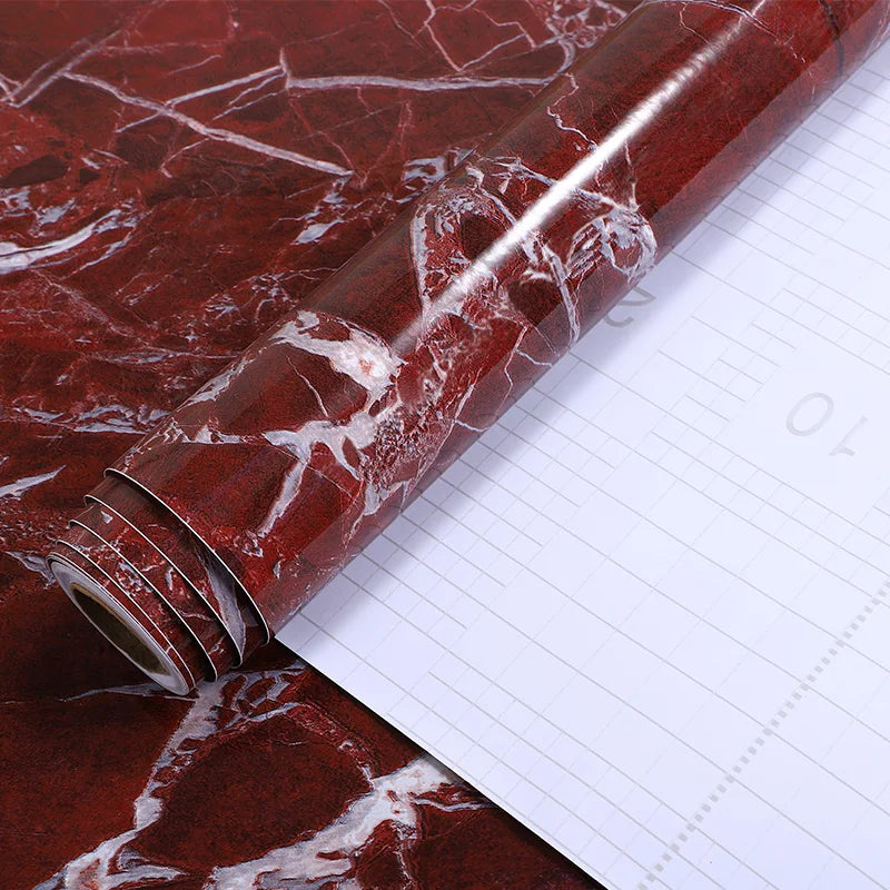 DIY用 大理石タイル風 ステッカー 40c幅 1M/3M/5M/10M 防水性・消臭性