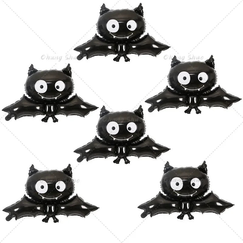 イベント・パーティー装飾|ゴースト&コウモリバルーン(セット(6個 )