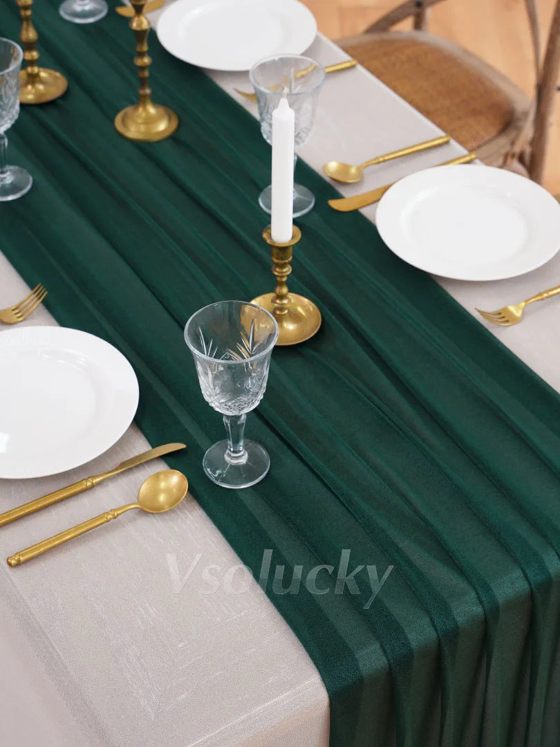 イベント・パーティ装飾 | エレガントなテーブルランナー