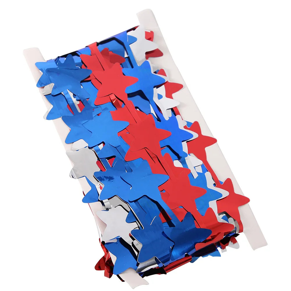 パーティー・インテリア装飾 星条旗風デザイン カーテン アメリカンテーマ