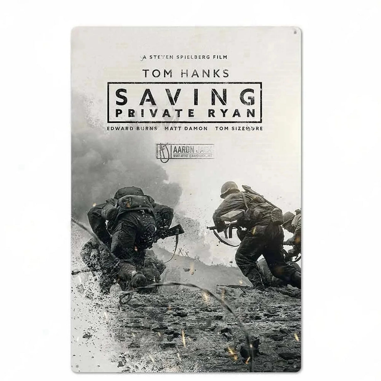 ヴィンテージ映画ブリキ看板 B