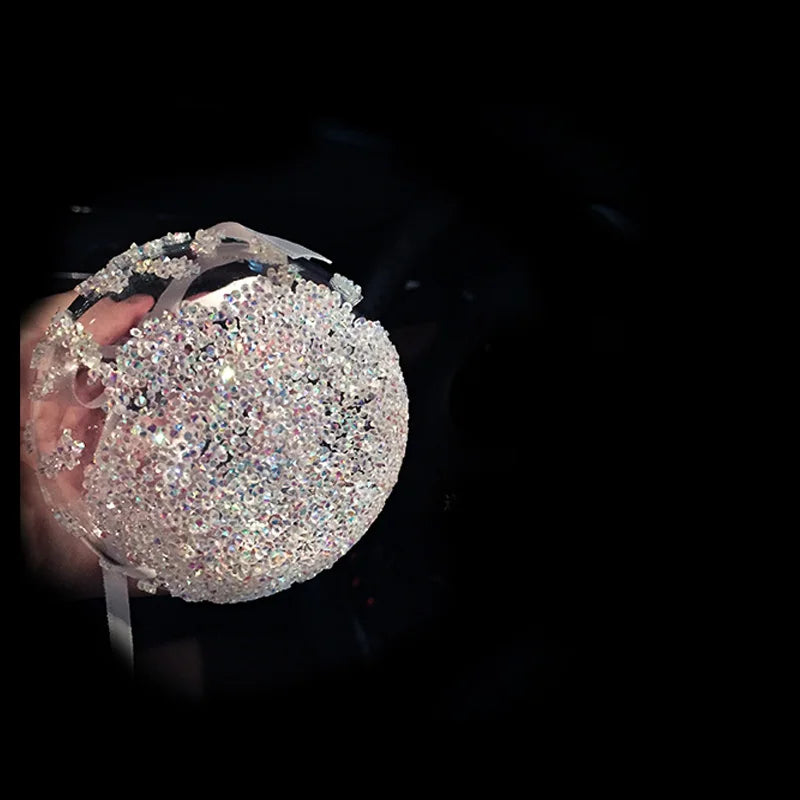 【クリスマス・イベント装飾】天使入りクリスタルボール オーナメント