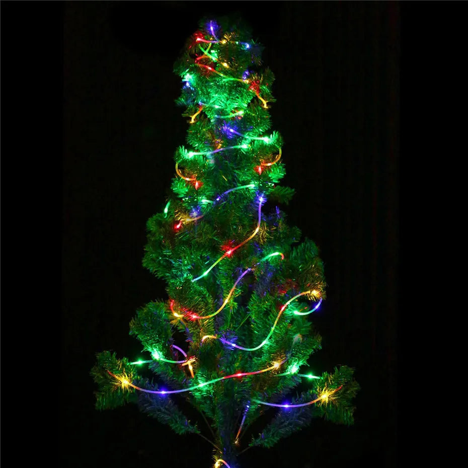 ソーラーライト|イベント・クリスマス装飾|ソーラー充電式 防水LEDガーデンライト(30M)