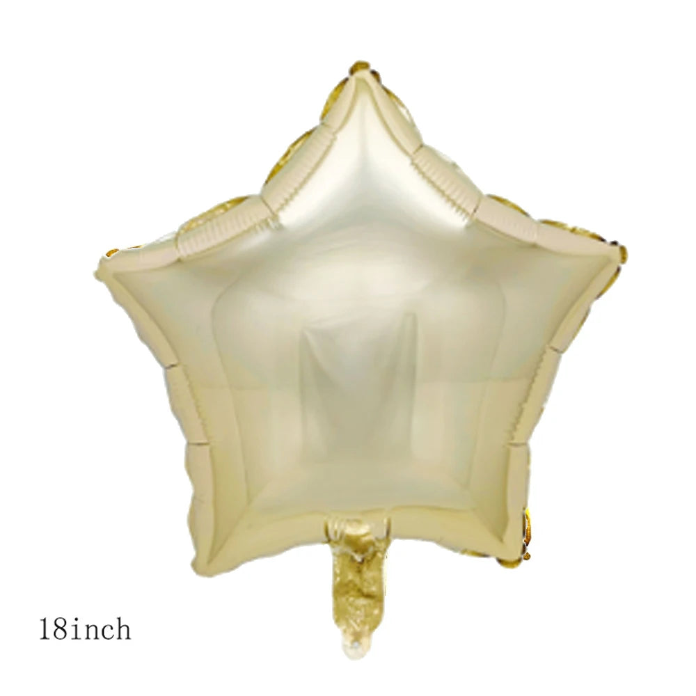 ゴールドスターホイルバルーン 18インチ