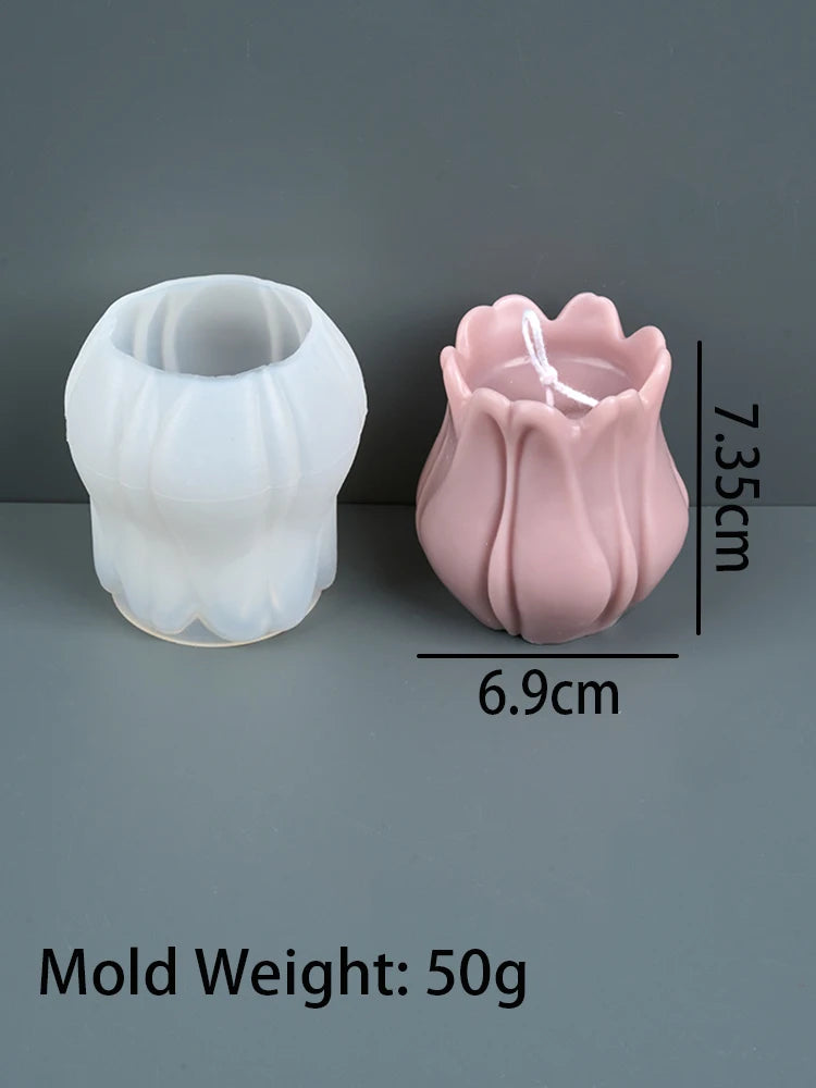 クラフト・DIY用|ハンドメイドキャンドル用 チューリップ型