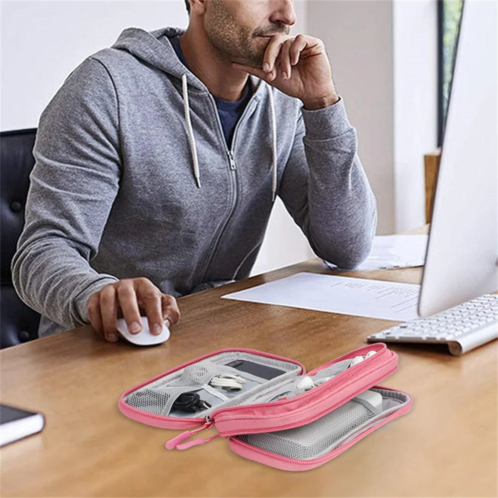 |イベント・ノベルティ用品 | 防水 電子機器W収納ケース | W13×H21×D5㎝