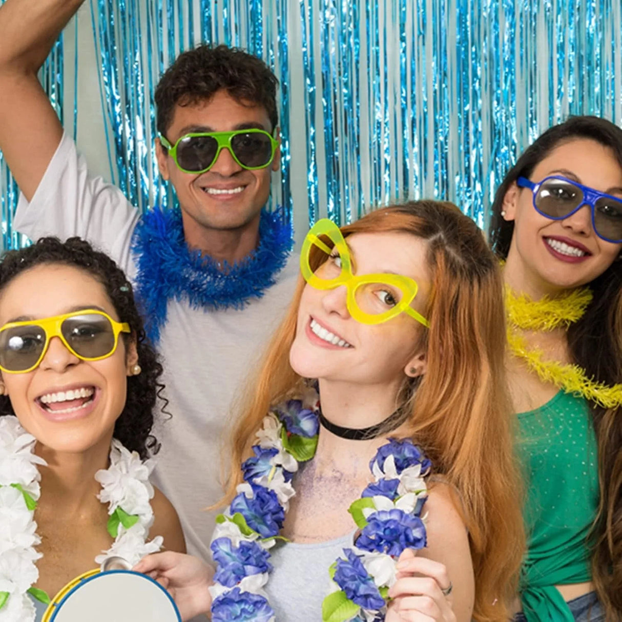 パーティー・インテリア装飾 メタリックカラーカーテン シルバー 幅1M 長さ2M