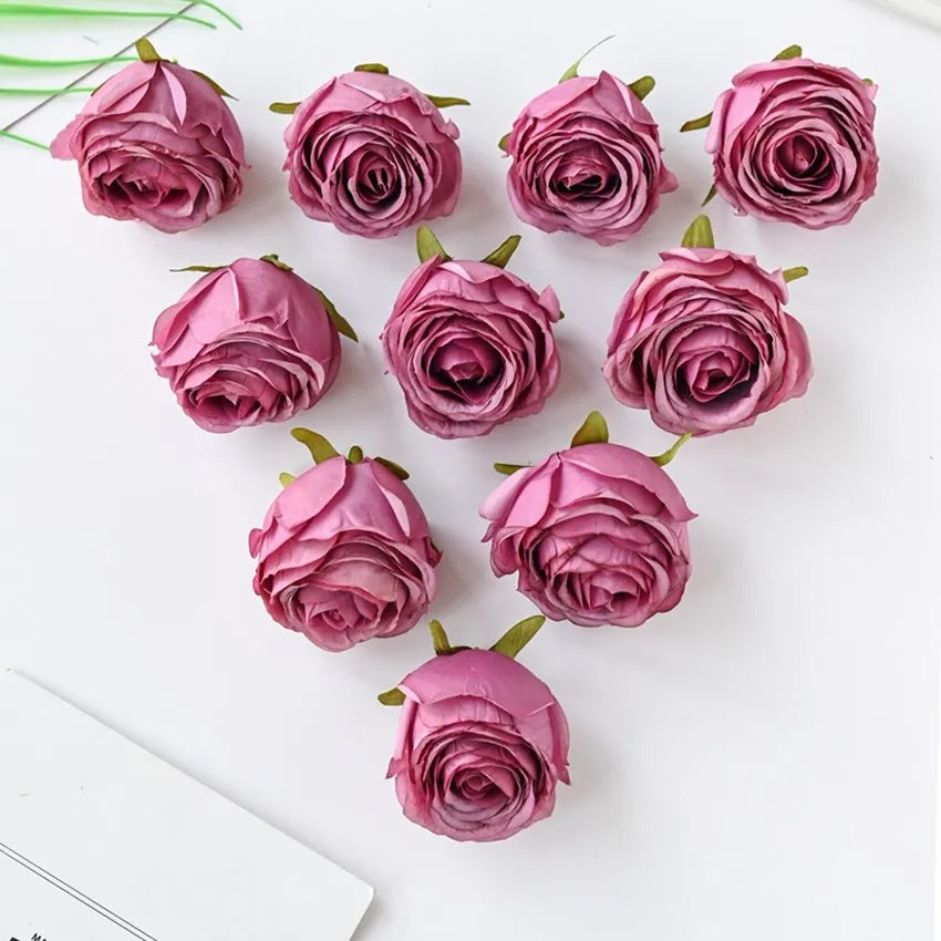 パーティー・インテリア装飾|シルク製造花ローズ50個セット