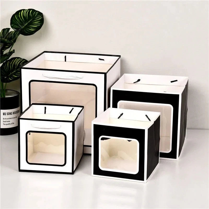 |ノベルティ用品 | 透明窓付きギフトバッグ | S/ M/ L