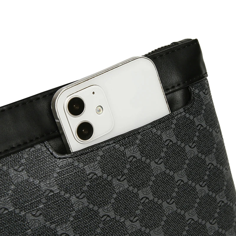 |イベント・ノベルティ用品 | 高級ブランド風プリント PUレザークラッチバッグ