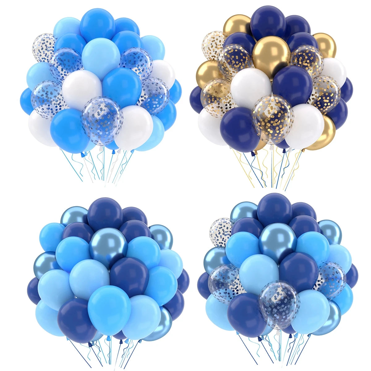 イベント・バルーン装飾 |メタリックカラーミックスバルーンセット