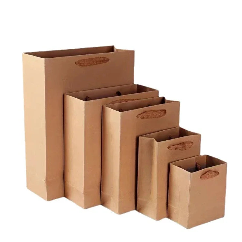 |ノベルティ用品 | クラフト紙ギフトバッグ10枚セット