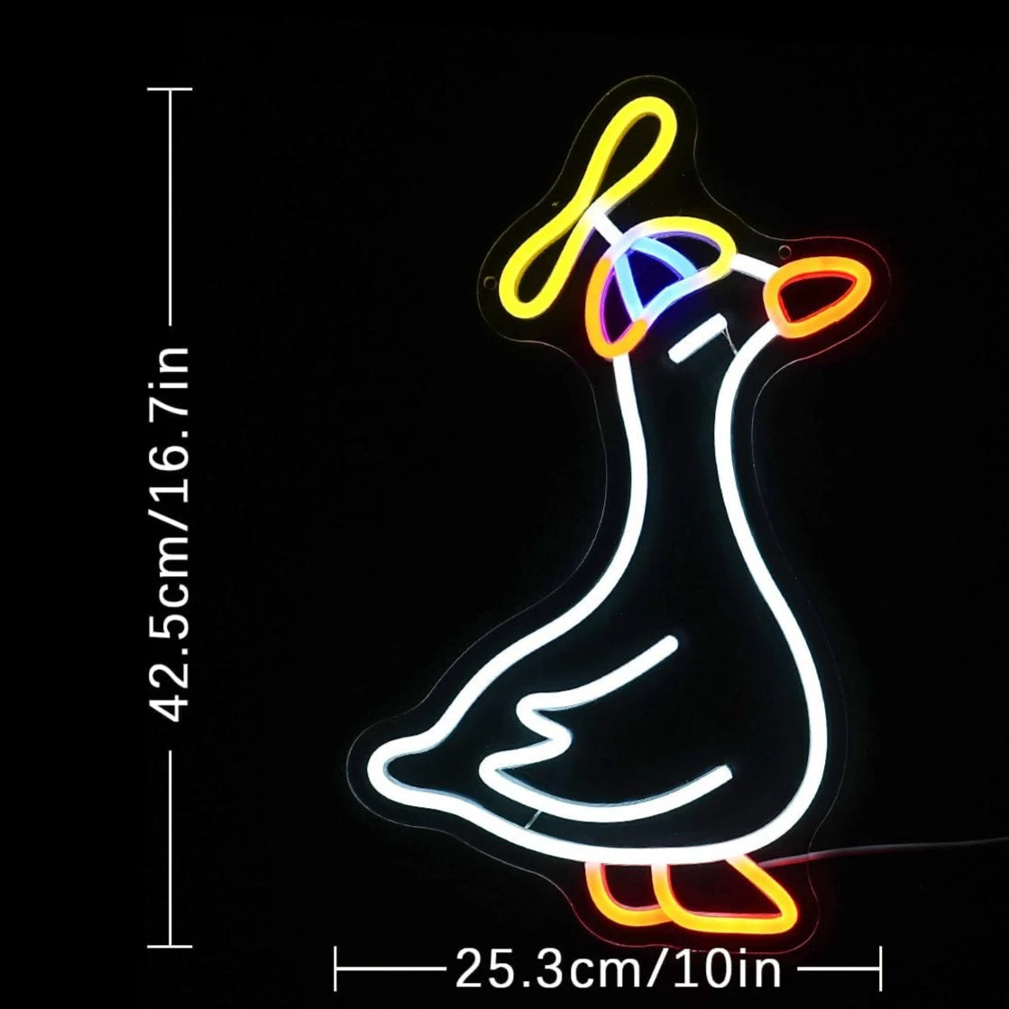 カウボーイグースLEDネオンサイン(ネオン看板)