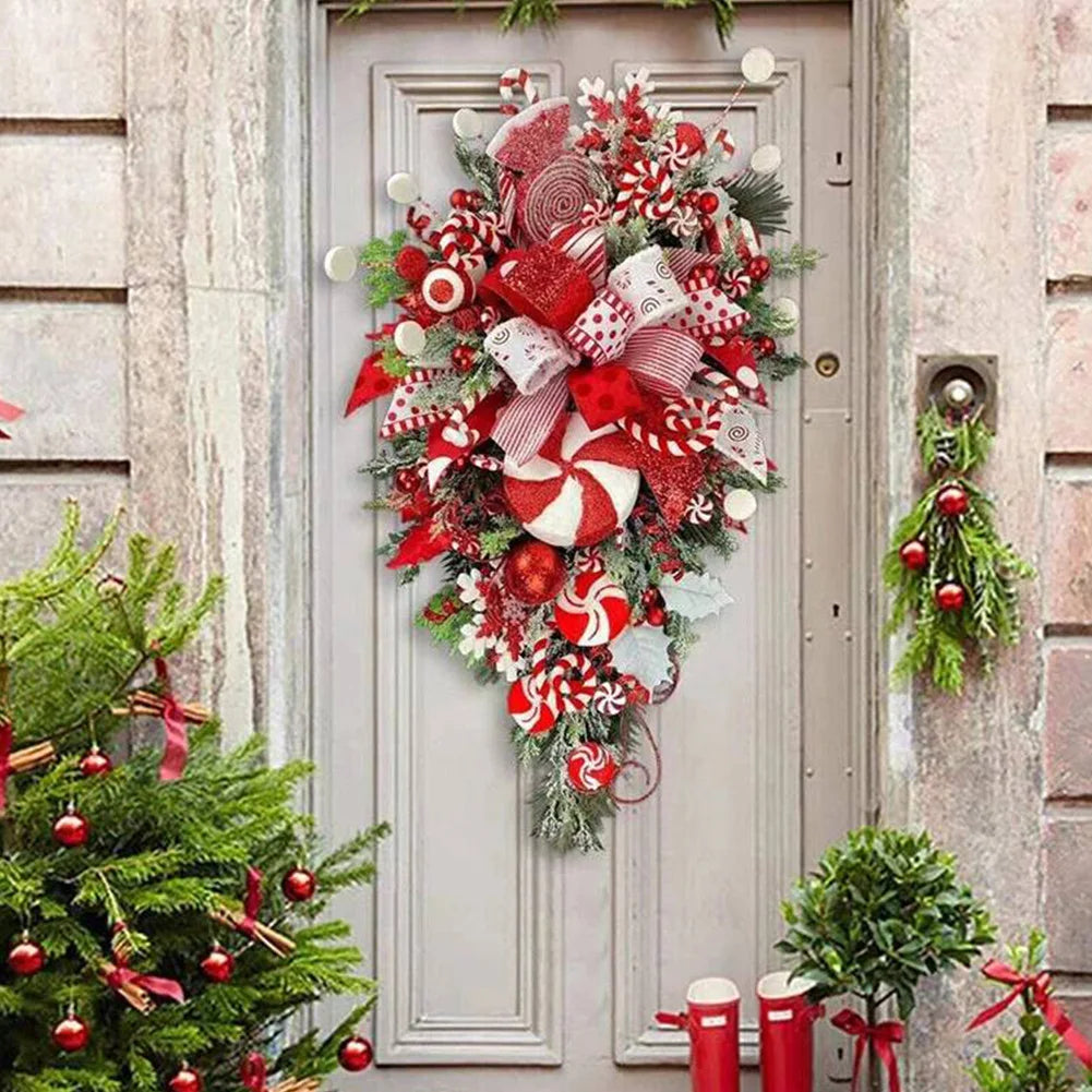 クリスマスリース|クリスマススワッグ ドア飾り