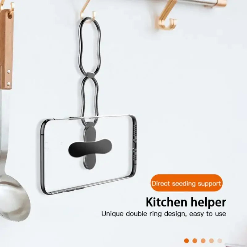 |イベント・ノベルティ用品 | 超薄型 折りたたみ式ダブルリング携帯ホルダー