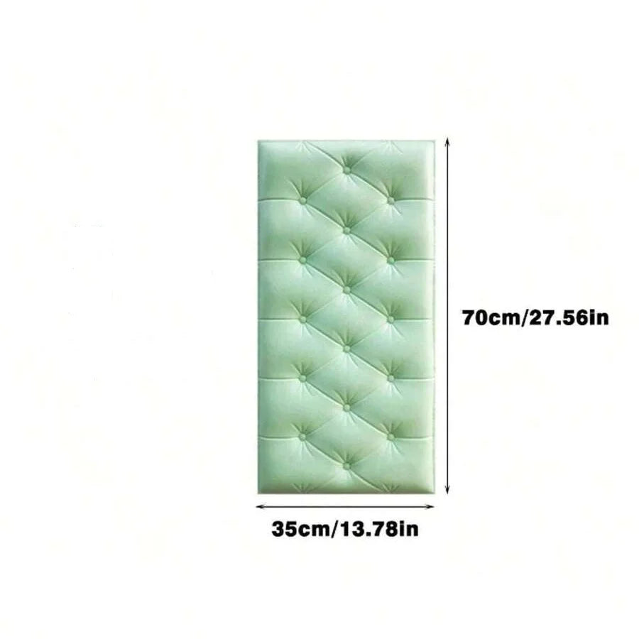 防音・衝突防止対策!キュートなクッション型風 ステッカー 35×70㎝ 厚さ7mm