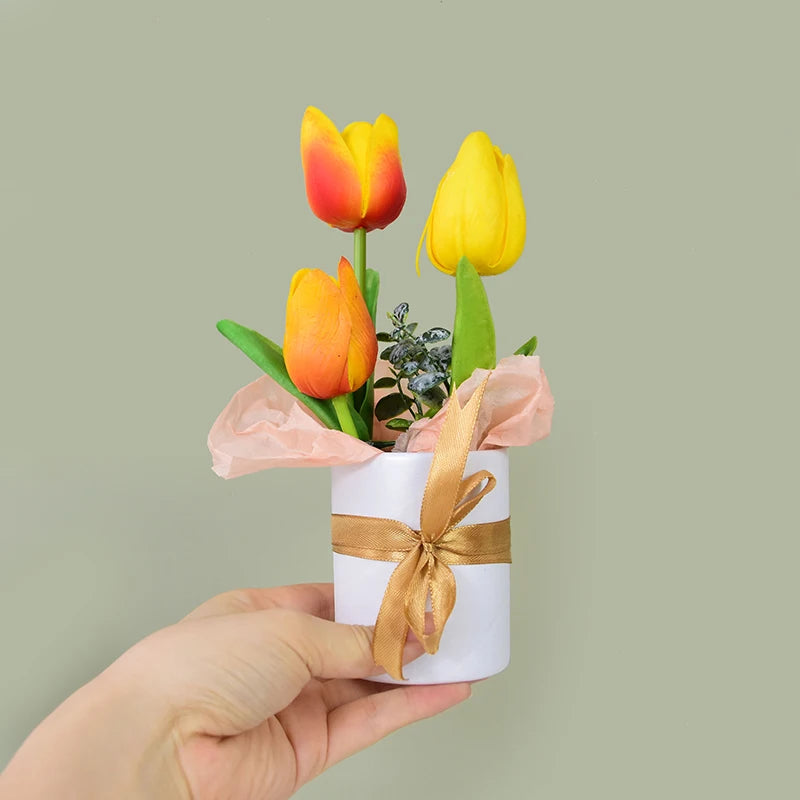 ラウンドミニフラワーボックス ギフト用