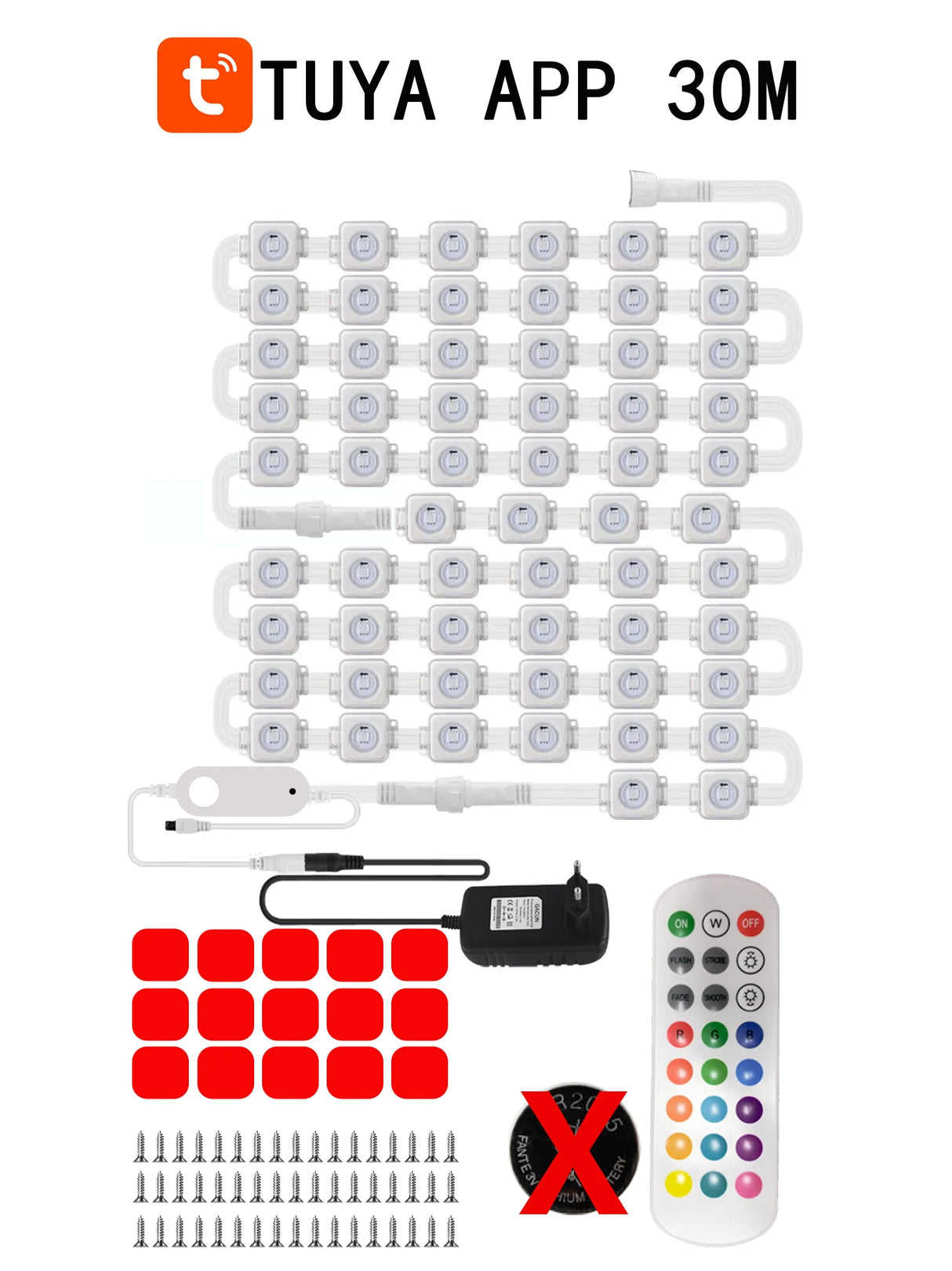 ドレープライト|イベント・クリスマス装飾|防水多色LEDストリングライト(15~45M)
