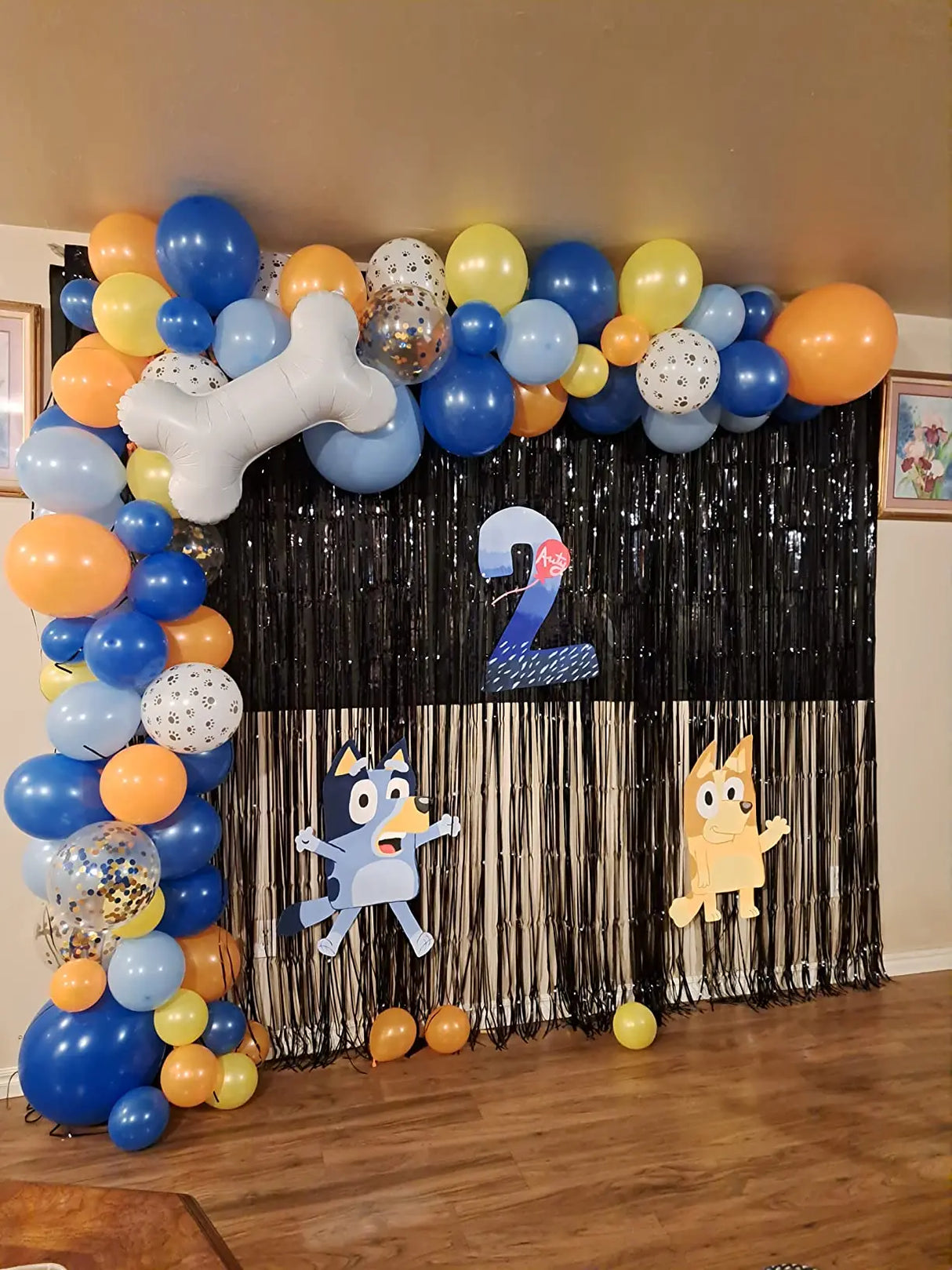 パーティー・インテリア装飾 キラキラ!カーテン 波型/ストレート型 2種類