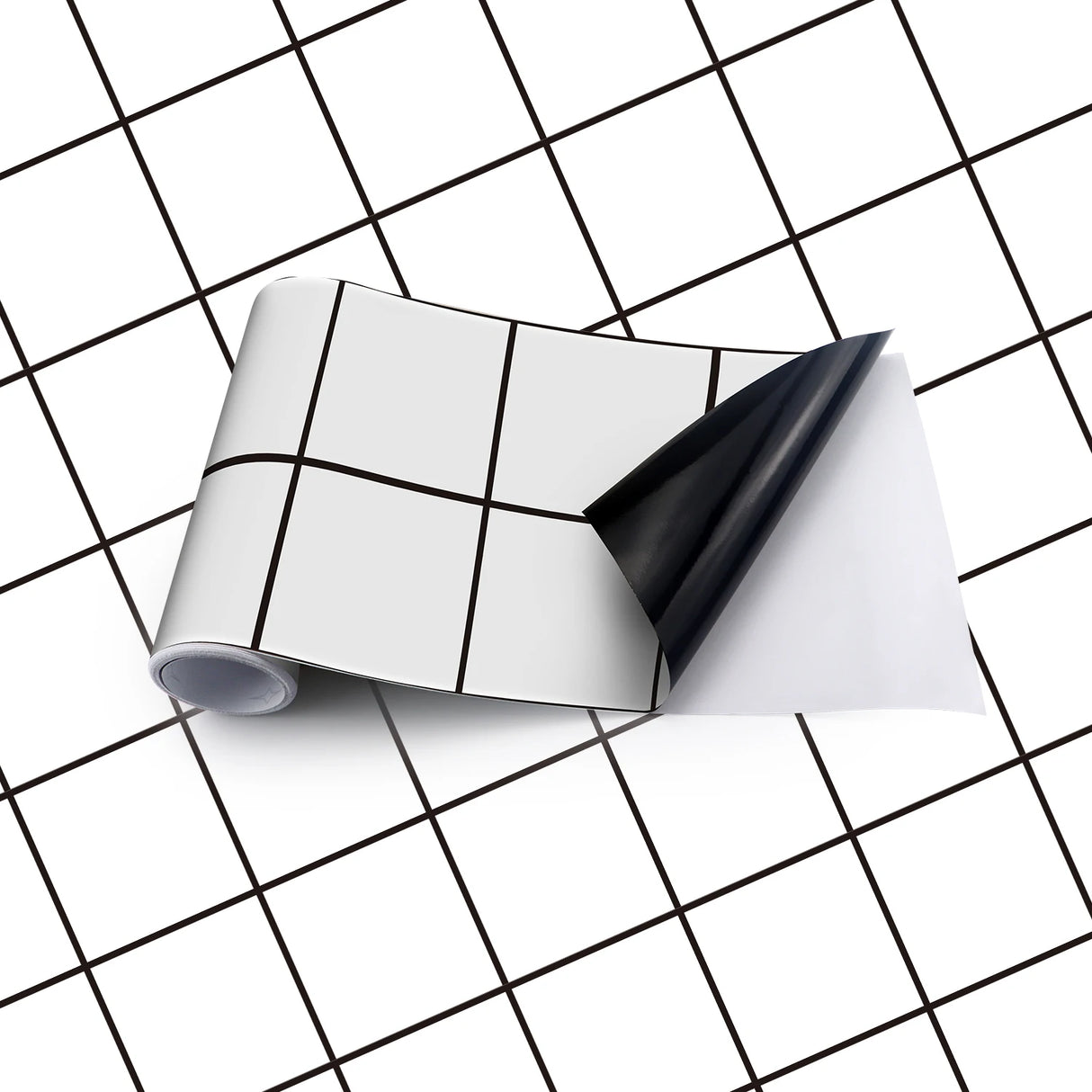 DIYフロアシート モダン柄タイル風パターンシート ステッカー 幅20cm x 300cm