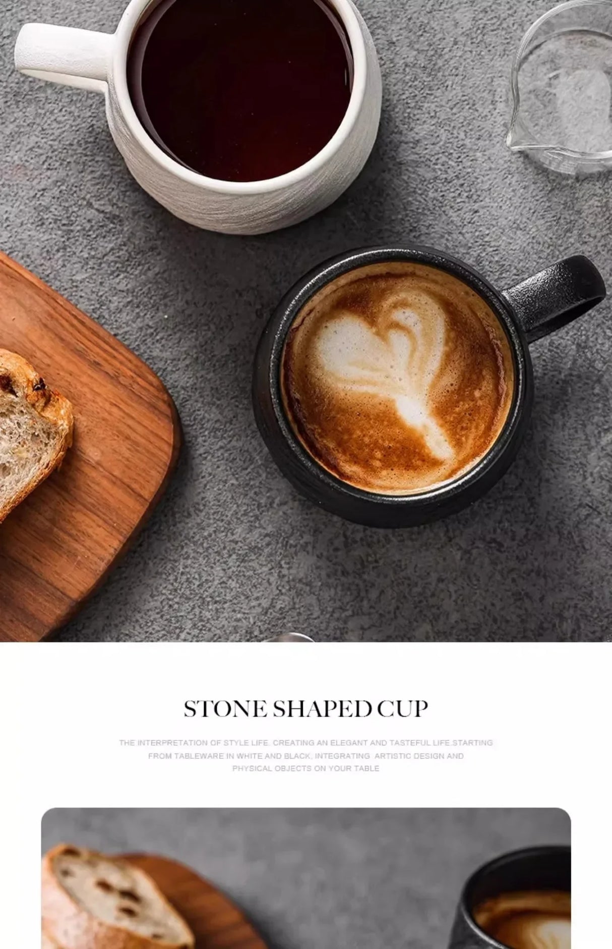 |イベント・ノベルティ用品 |電子レンジ対応セラミックマグカップ 黒白| 550ml