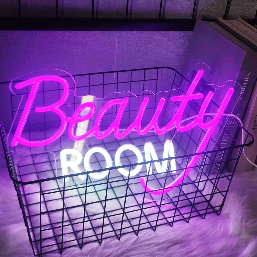 Beauty ROOM LEDネオンサイン(ネオン看板)