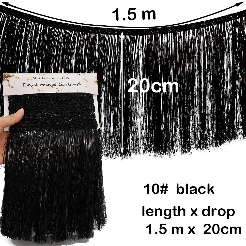 パーティー・インテリア装飾 誕生日用バナー フリンジガーランド 壁面装飾