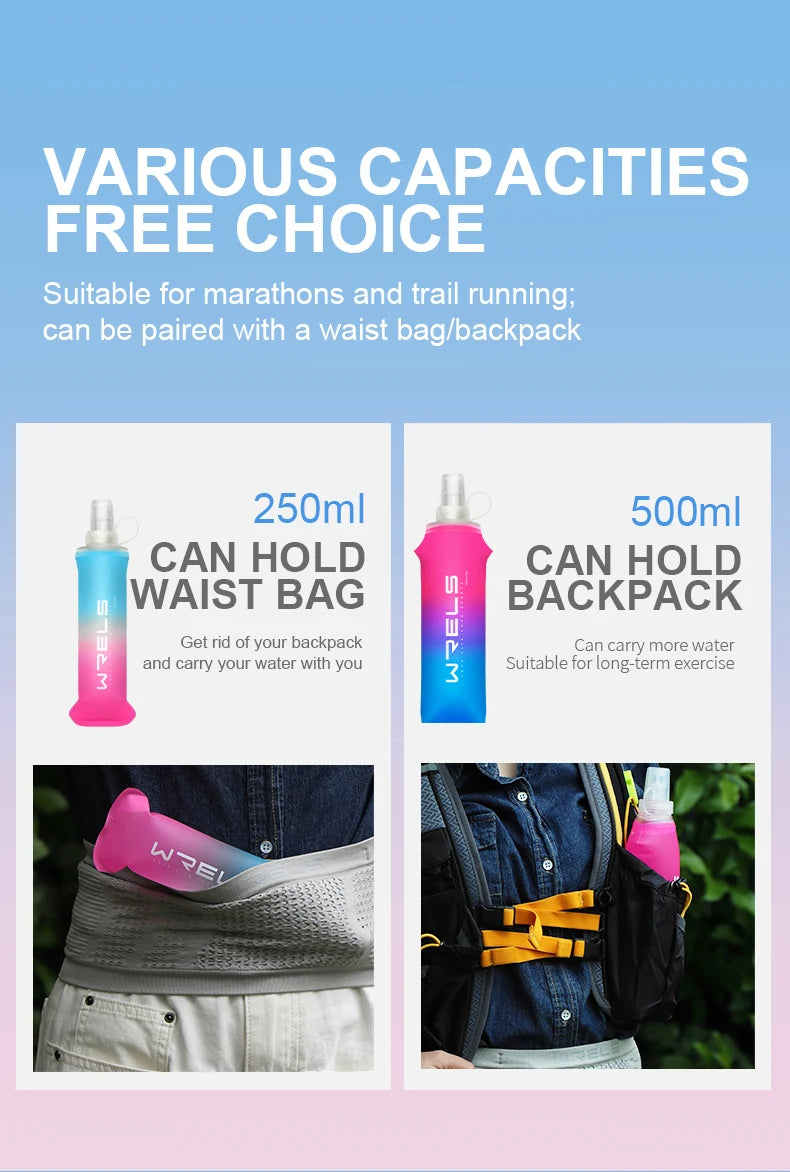 |イベント・ノベルティ用品 |折りたたみ可能!TPUソフトボトル | 250ml/500ml