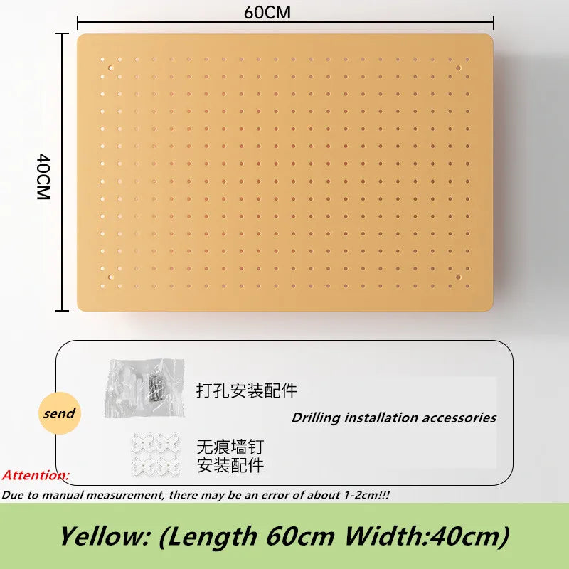 多機能メタルペグボード収納ラック