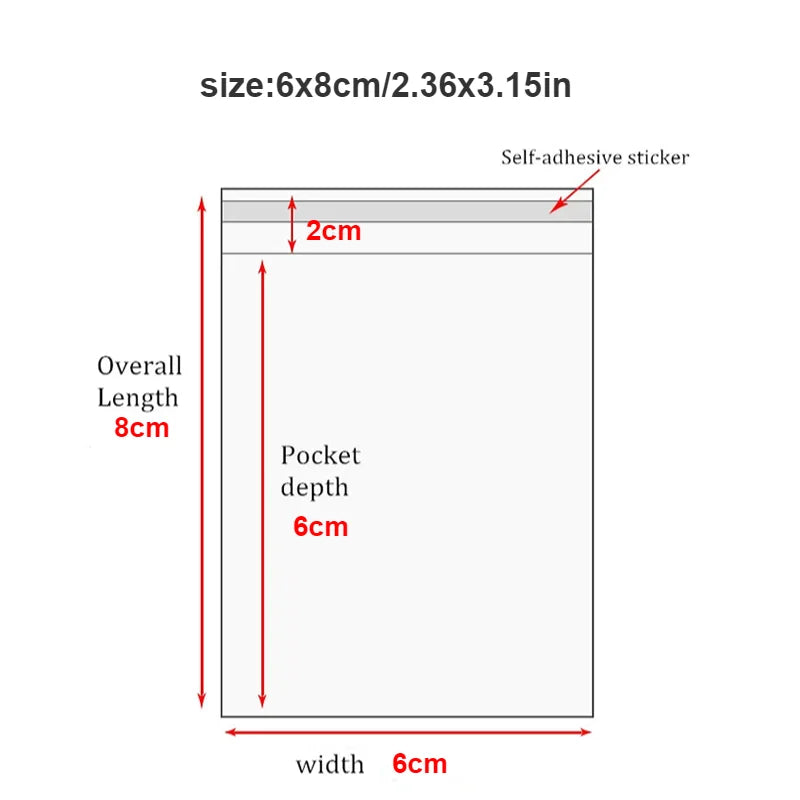 |イベント・ノベルティ用品 | 透明無地OPP袋各種 100枚セット