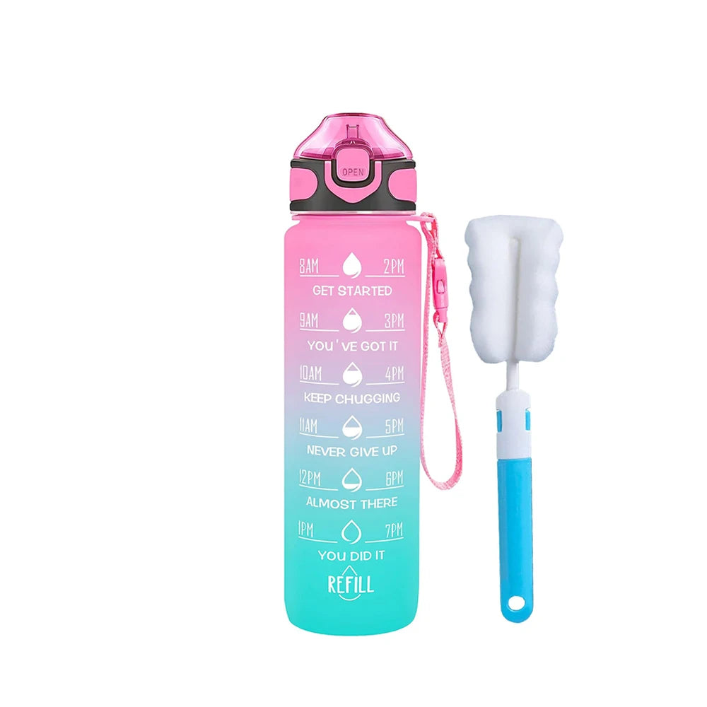 |イベント・ノベルティ用品 | 飲料水ボトル ストロー&ストラップ付 | 900ml