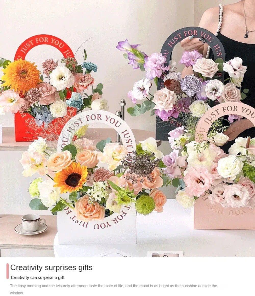 多目的折りたたみ式フラワーバスケット