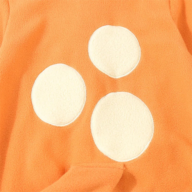 イベント・ハロウィングッズ|キツネ着ぐるみ風ロンパース(70c〜120c)