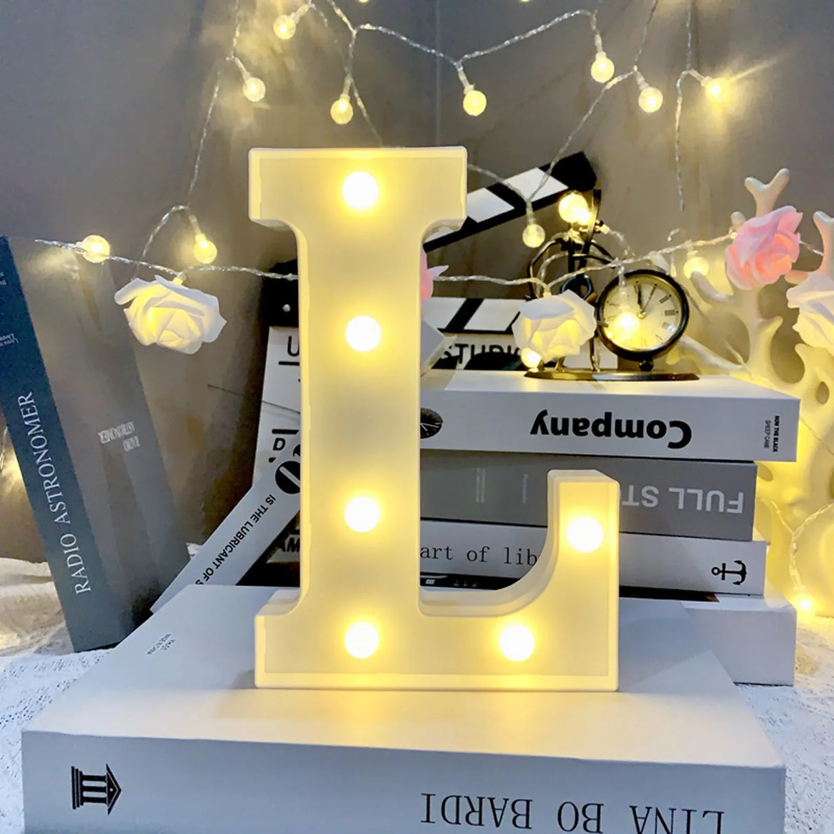 【LED装飾】LEDライト・デコレーションライト(アルファベット)21.8cm