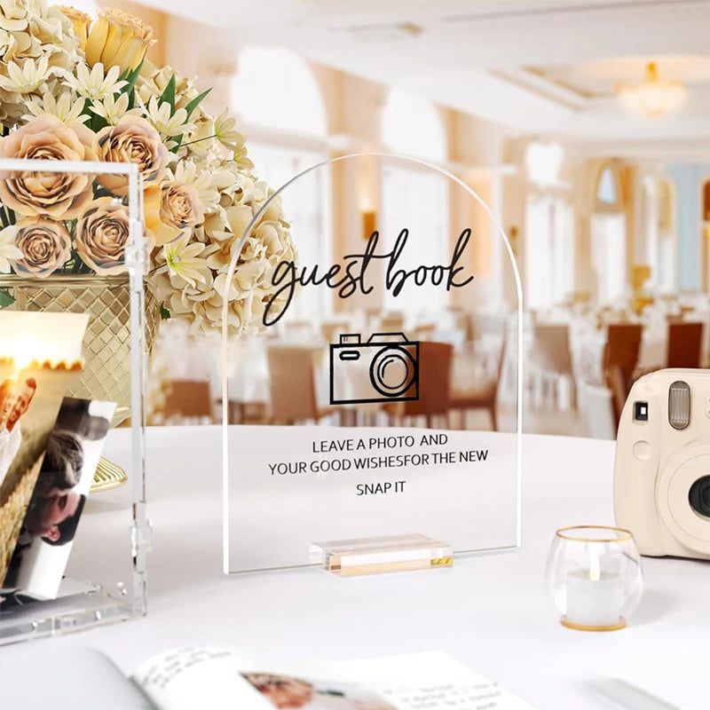 イベント・結婚式装飾|アクリルサインアーチセット(2枚組)