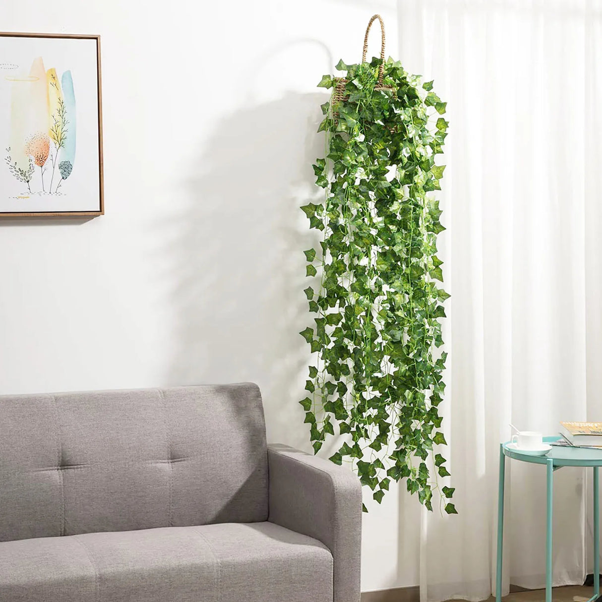 230cm・葉っぱのつる・人工吊り下げ植物・リアナ