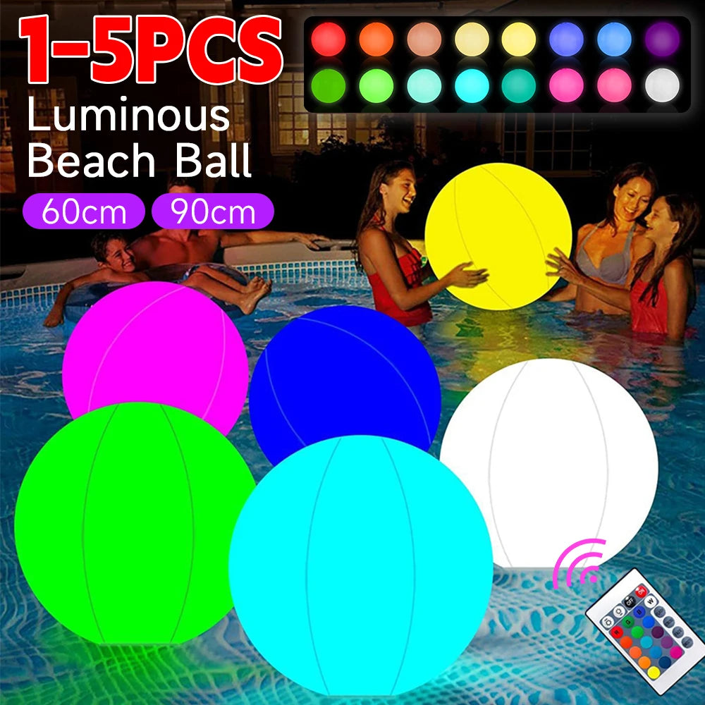 イベント・バルーン装飾|LED光るガーデンボールライトセット(1~5個)