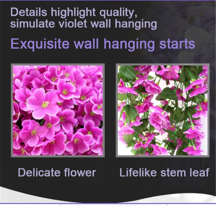 人工バイオレット 吊り下げフェイクフラワー