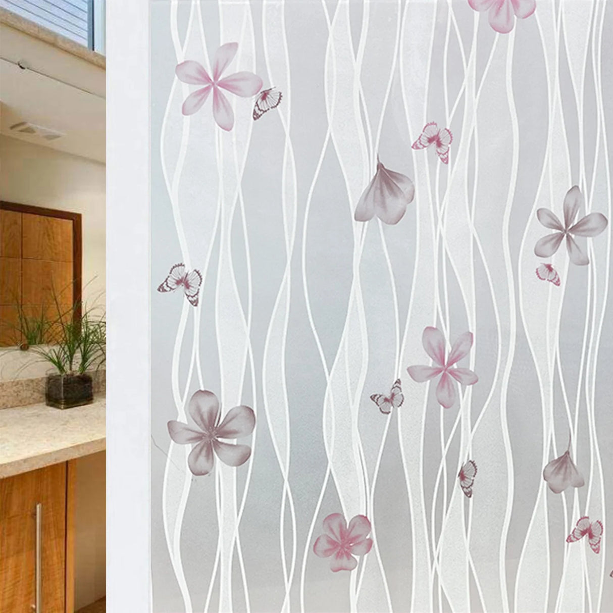 UVカット!取り外し可能ガラス用ステッカー