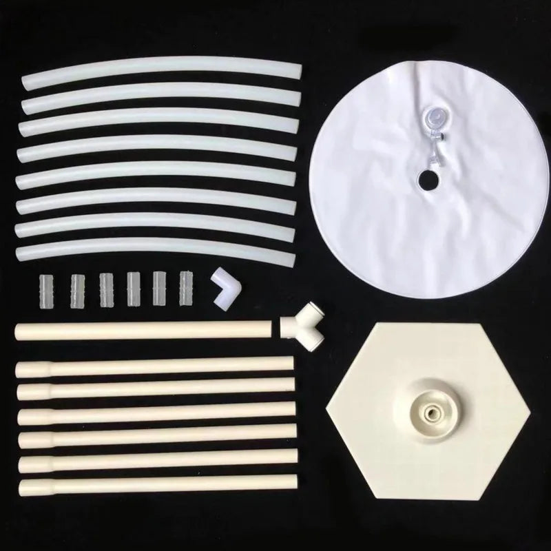 バルーン装飾セット バルーンアートハート型スタンドセット 150㎝×160㎝