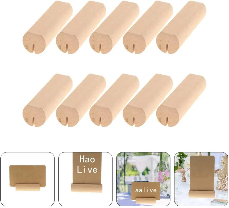 イベント・結婚式装飾|木製プレースカードホルダーセット