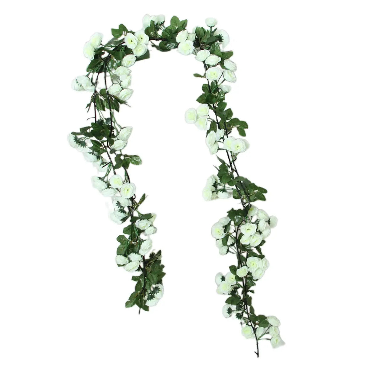 クリスマスガーランド|イベント・パーティー装飾| ローズガーランド 180cm