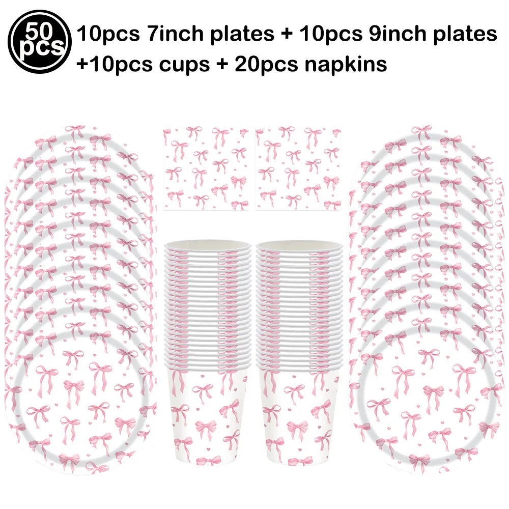 |イベント・ノベルティ用品 | キュートリボン柄 パーティー用グッズ