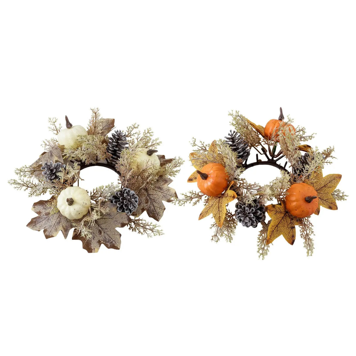 イベント・ハロウィングッズ|パンプキンキャンドルリース