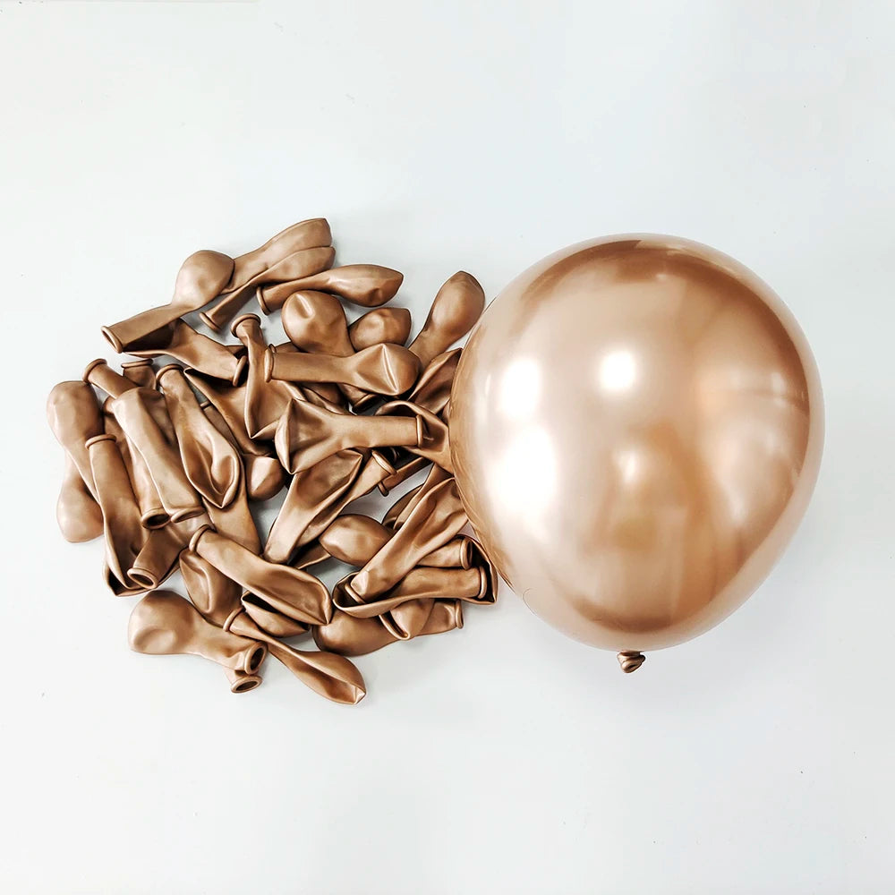 イベント・バルーン装飾 | メタリックカラー バルーンセット | 10/20/3050個