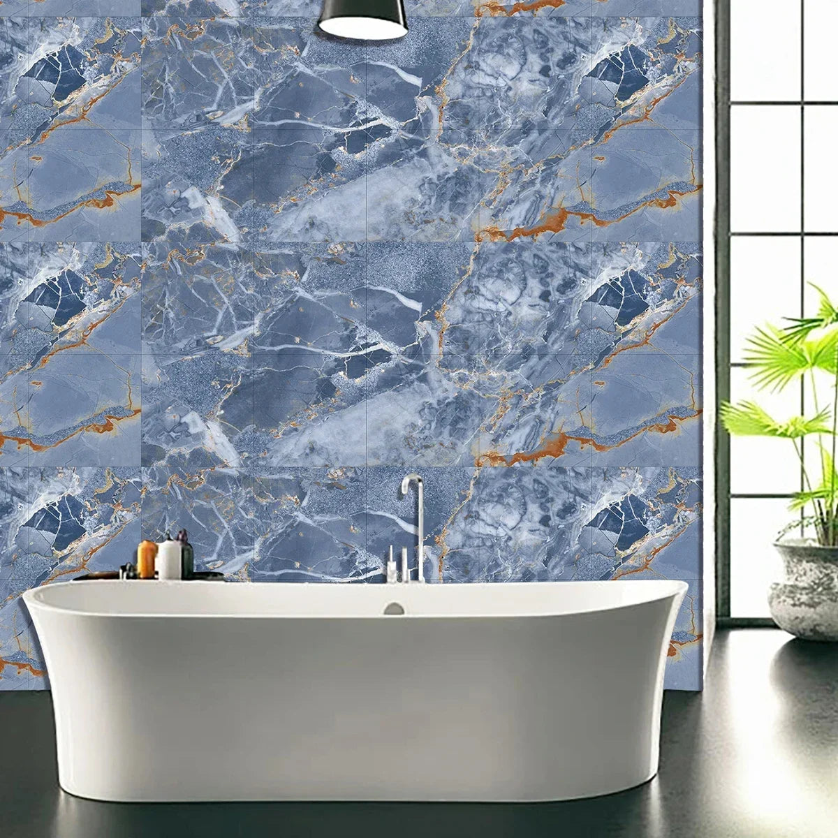 DIYフロアシート 大理石タイル風 ステッカー 10枚入/20枚入 豪華