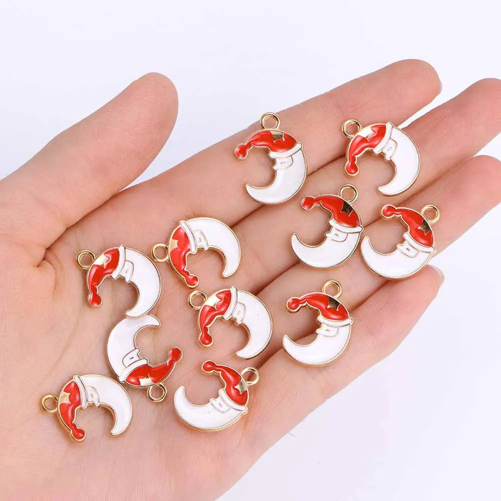 キュートなクリスマスチャームセット(10個セット)