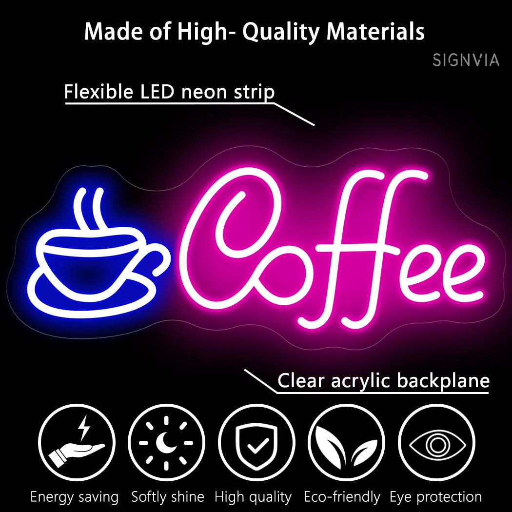カフェ用 LEDネオンサイン(ネオン看板)